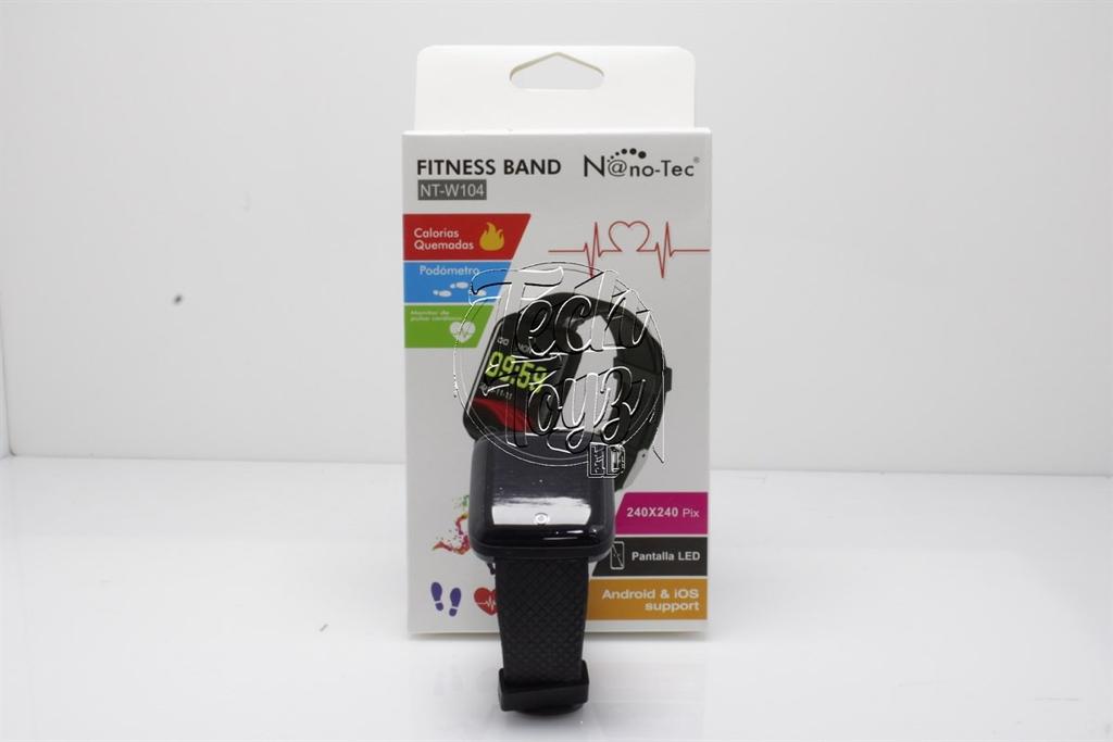Reloj Inteligente Smart Band Nanotec NT-W104 Deportivo Alarma